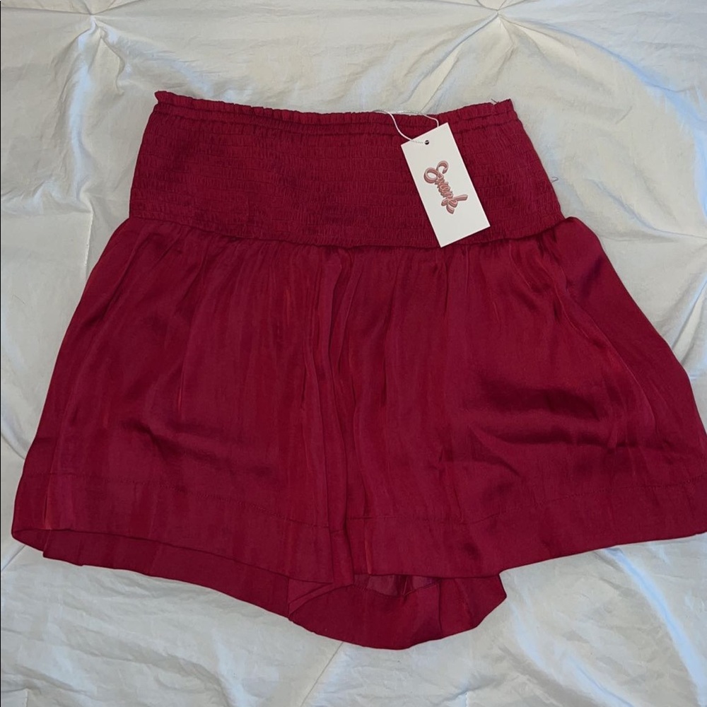 smocked shorts